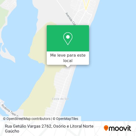 Rua Getúlio Vargas 2762 mapa