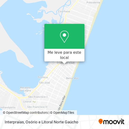 Interpraias mapa