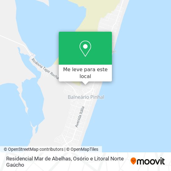 Residencial Mar de Abelhas mapa