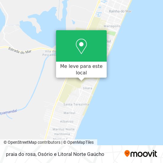 praia do rosa mapa