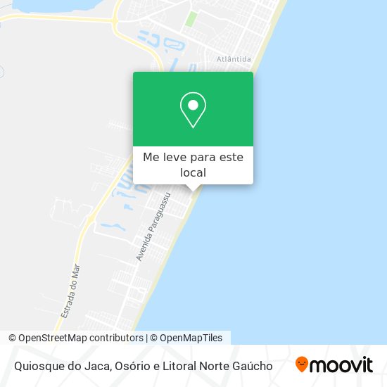 Quiosque do Jaca mapa