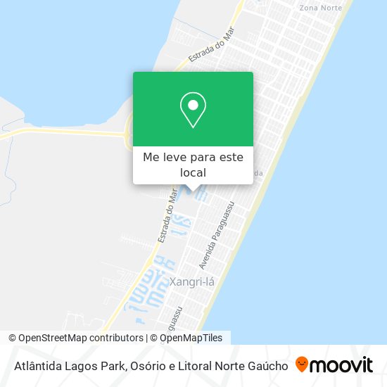 Atlântida Lagos Park mapa