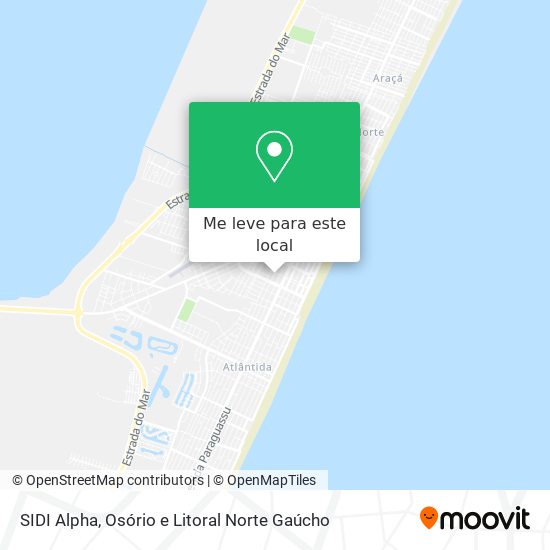 SIDI Alpha mapa