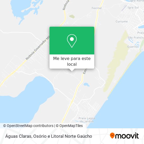 Águas Claras mapa