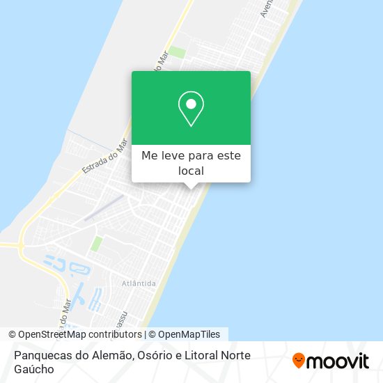 Panquecas do Alemão mapa