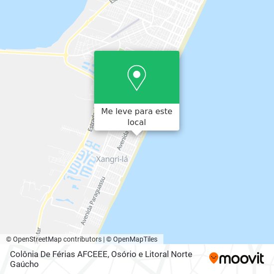 Colônia De Férias AFCEEE mapa