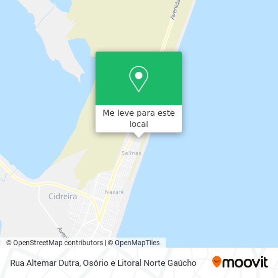 Rua Altemar Dutra mapa