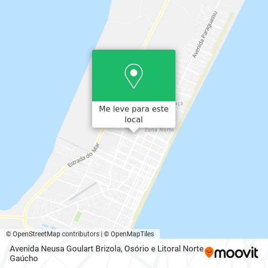 Avenida Neusa Goulart Brizola mapa