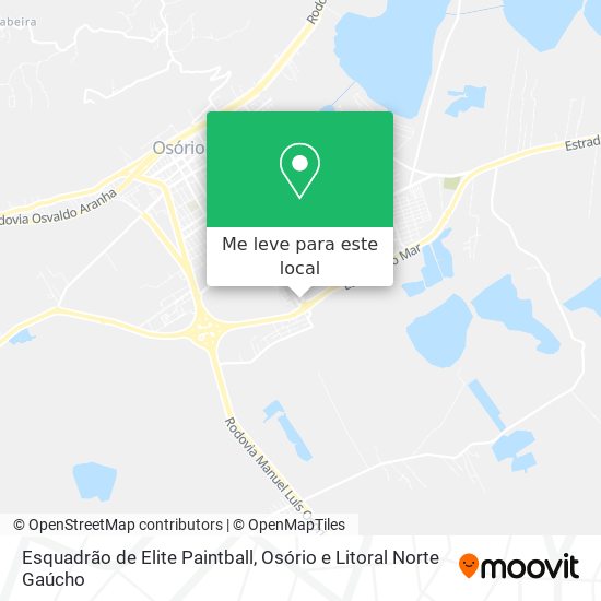 Esquadrão de Elite Paintball mapa