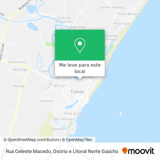Rua Celeste Macedo mapa