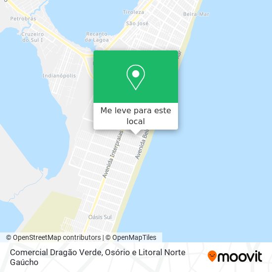 Comercial Dragão Verde mapa