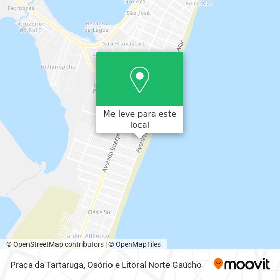 Praça da Tartaruga mapa