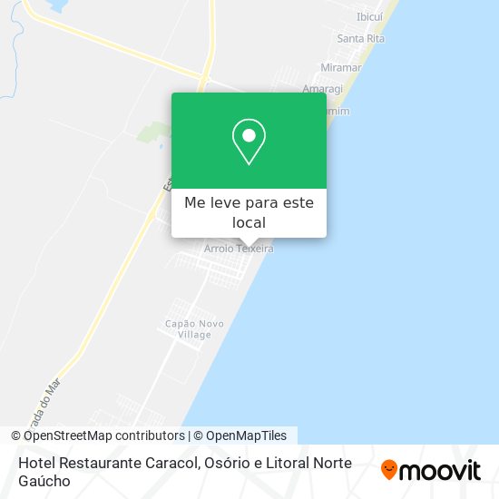 Hotel Restaurante Caracol mapa