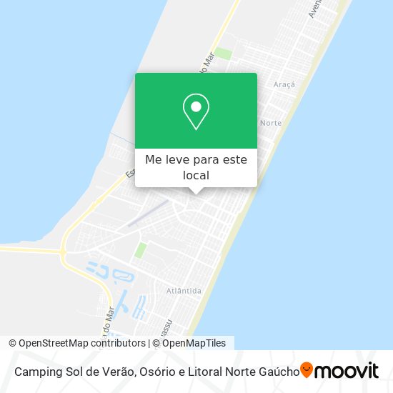 Camping Sol de Verão mapa
