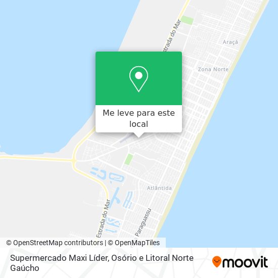Supermercado Maxi Líder mapa