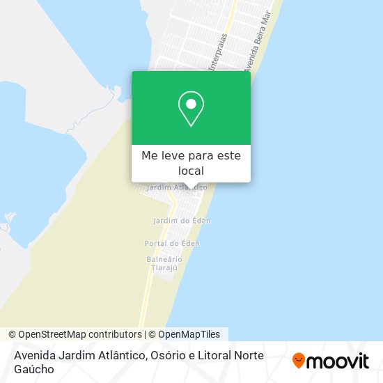 Avenida Jardim Atlântico mapa
