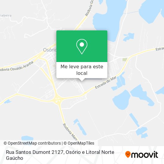 Rua Santos Dumont 2127 mapa