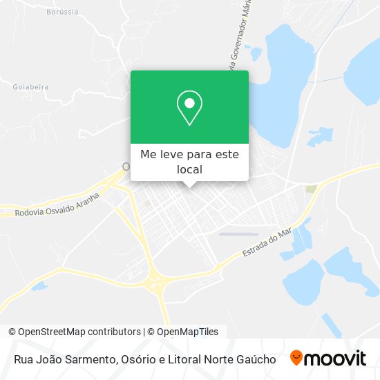 Rua João Sarmento mapa