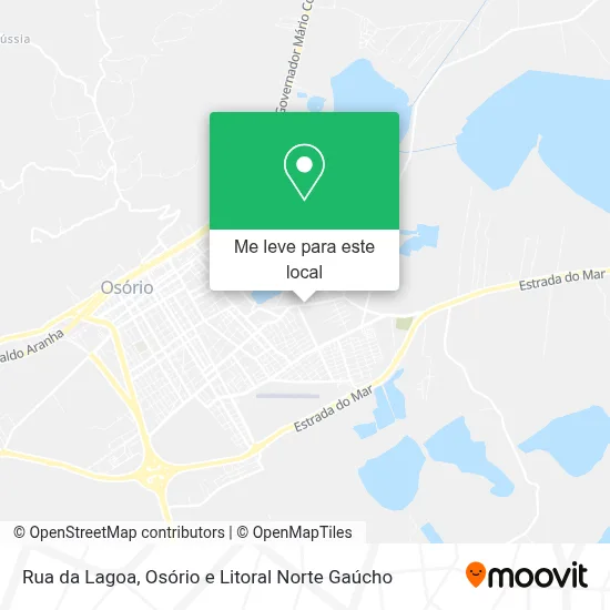 Rua da Lagoa mapa