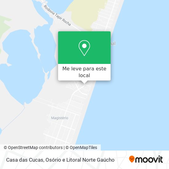 Casa das Cucas mapa