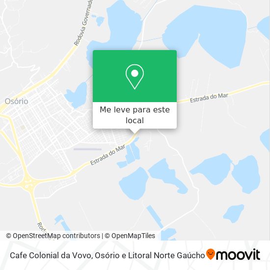 Cafe Colonial da Vovo mapa
