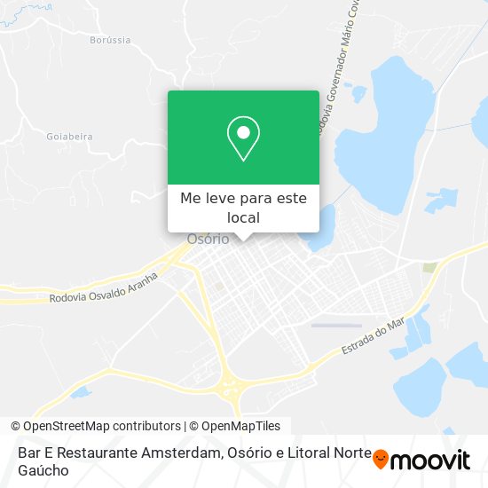 Bar E Restaurante Amsterdam mapa