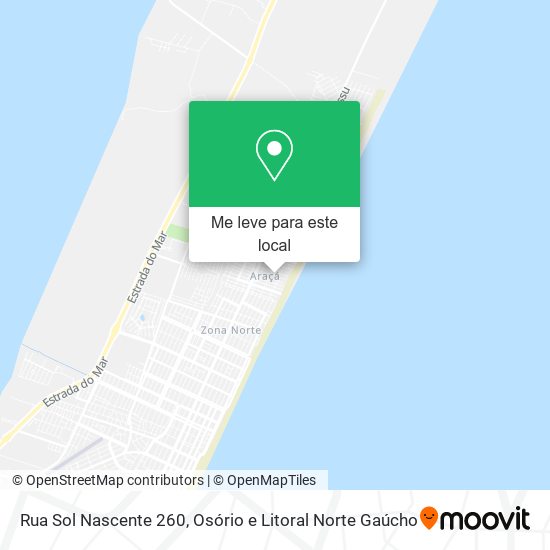 Rua Sol Nascente 260 mapa