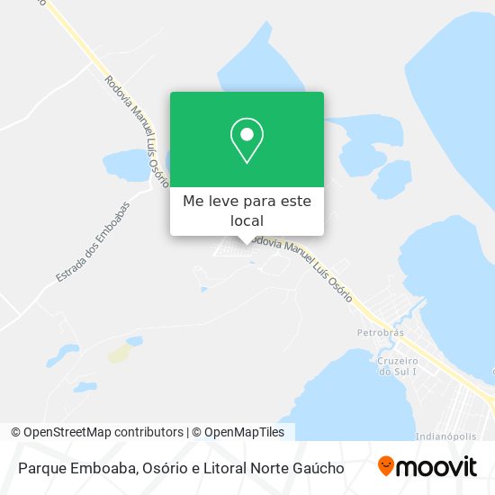 Parque Emboaba mapa