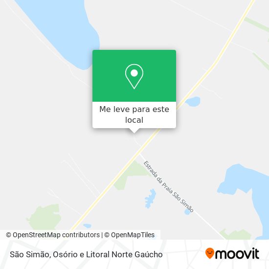 São Simão mapa