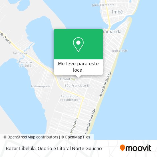 Bazar Libélula mapa