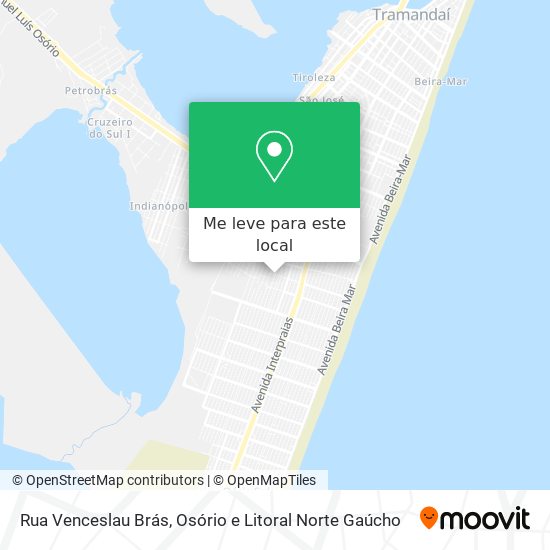 Rua Venceslau Brás mapa