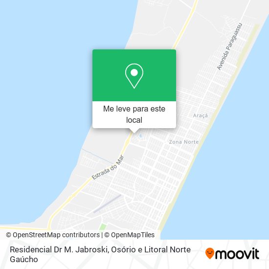 Residencial Dr M. Jabroski mapa