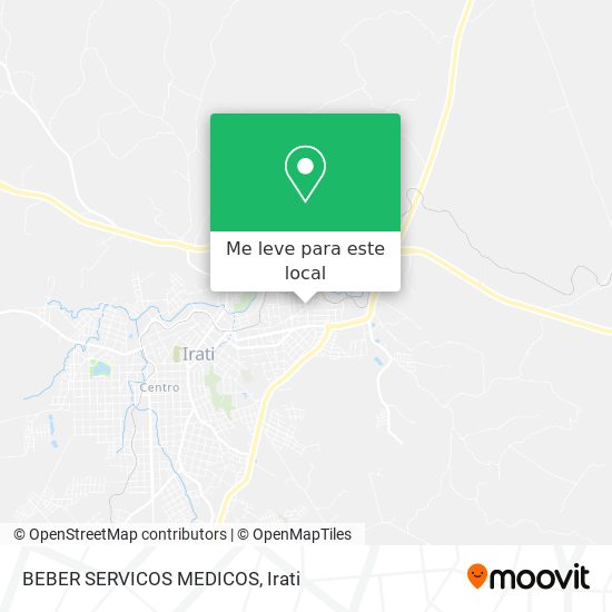 BEBER SERVICOS MEDICOS mapa