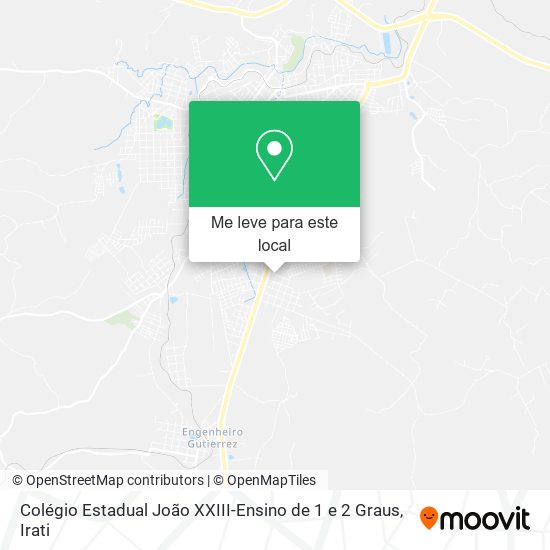 Colégio Estadual João XXIII-Ensino de 1 e 2 Graus mapa