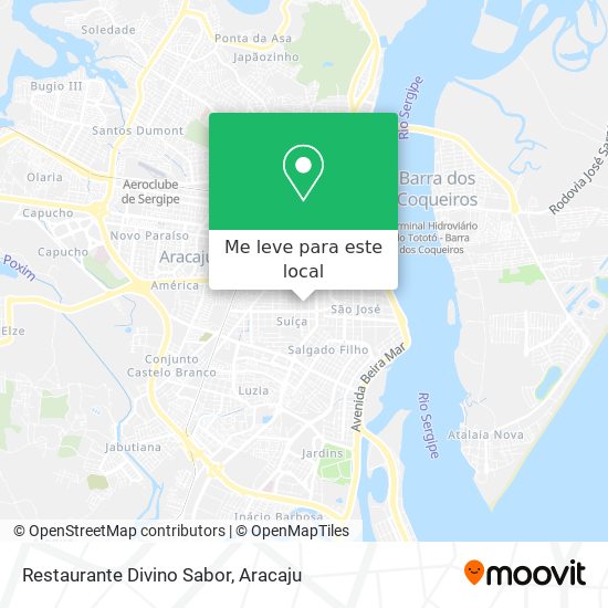 Restaurante Divino Sabor mapa