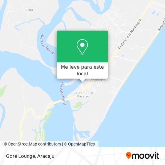 Goré Lounge mapa
