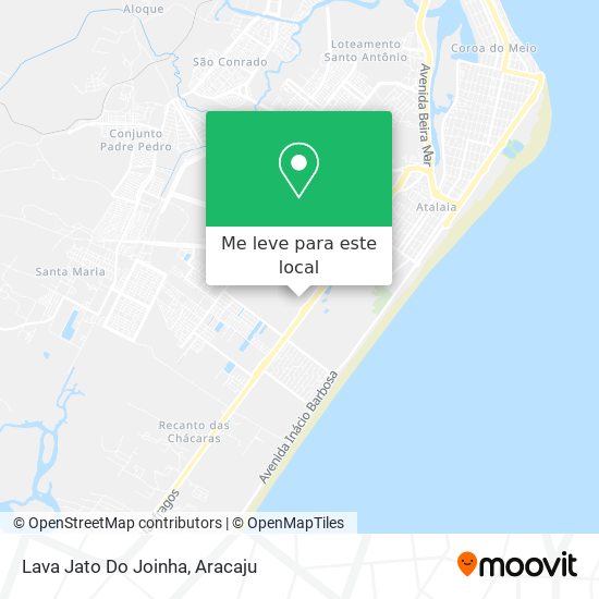Lava Jato Do Joinha mapa