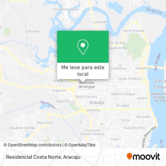 Residencial Costa Norte mapa