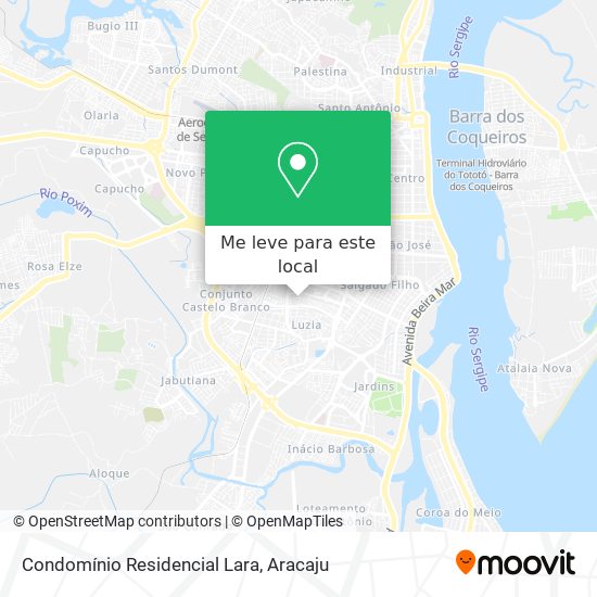 Condomínio Residencial Lara mapa