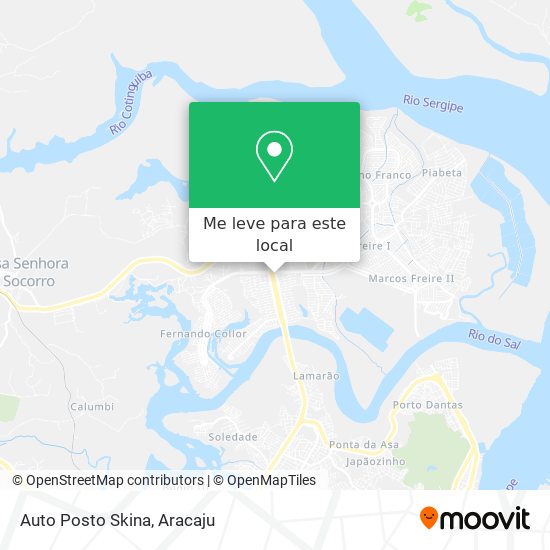 Auto Posto Skina mapa