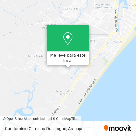 Condomínio Caminho Dos Lagos mapa