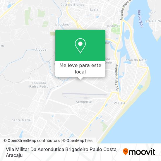 Vila Militar Da Aeronáutica Brigadeiro Paulo Costa mapa