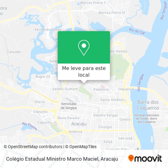 Colégio Estadual Ministro Marco Maciel mapa