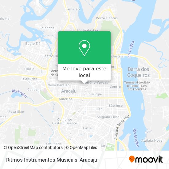 Ritmos Instrumentos Musicais mapa