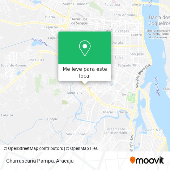 Churrascaria Pampa mapa