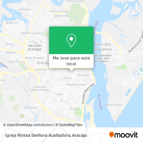 Igreja Nossa Senhora Auxiliadora mapa