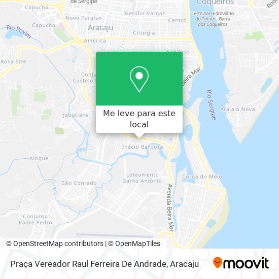 Praça Vereador Raul Ferreira De Andrade mapa