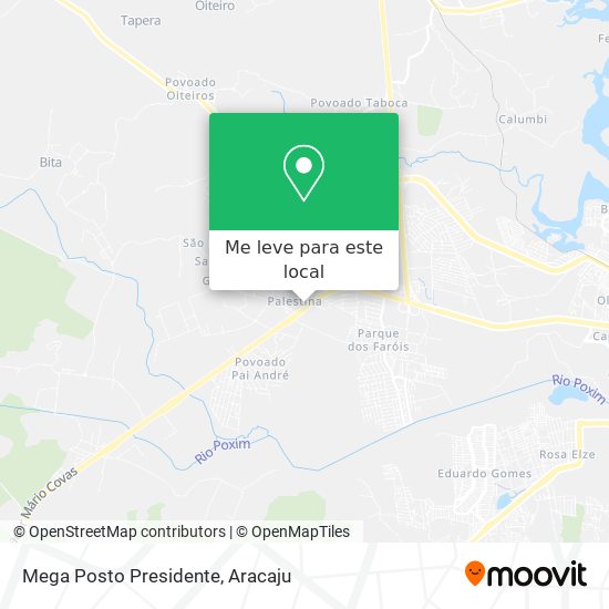 Mega Posto Presidente mapa