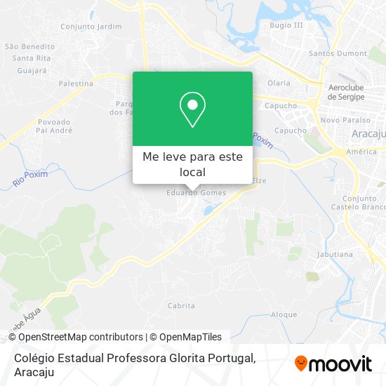 Colégio Estadual Professora Glorita Portugal mapa