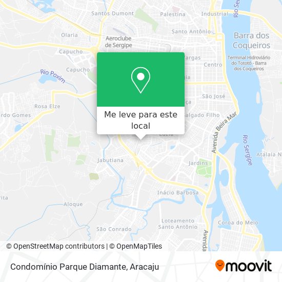 Condomínio Parque Diamante mapa